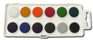Vízfesték 12 színben / átmérő 22 mm / ANILINKY-2 Vízfesték 12 színben / átmérő 22 mm / ANILINKY-2